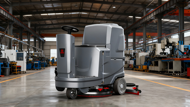 油污克星·碎屑終結(jié)者：工業(yè)洗地機(jī)如何讓機(jī)械加工車(chē)間清潔效率提升8倍